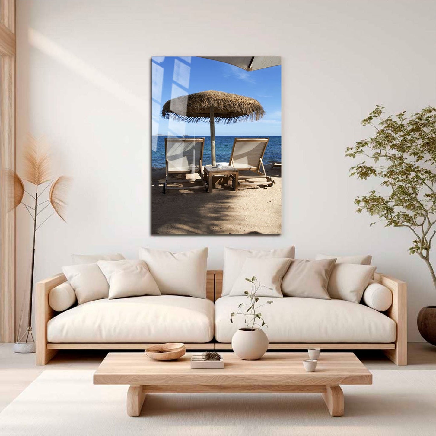 Wes Co Gallery Metal Poster Beachside Retreat 11" x 17" Home Goods - Coastal Border or edge to edge Metal Art Print