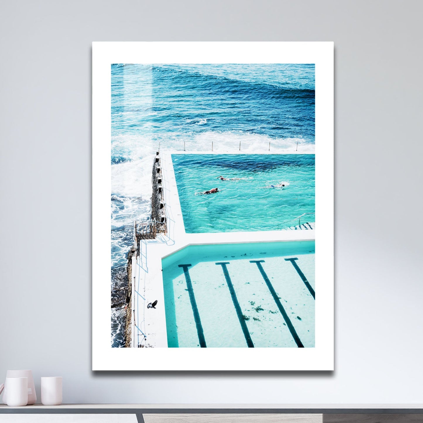 Wes Co Gallery Metal Poster Bondi Infinity 16" x 24" Home Goods - Travels Border or edge to edge Metal Art Print