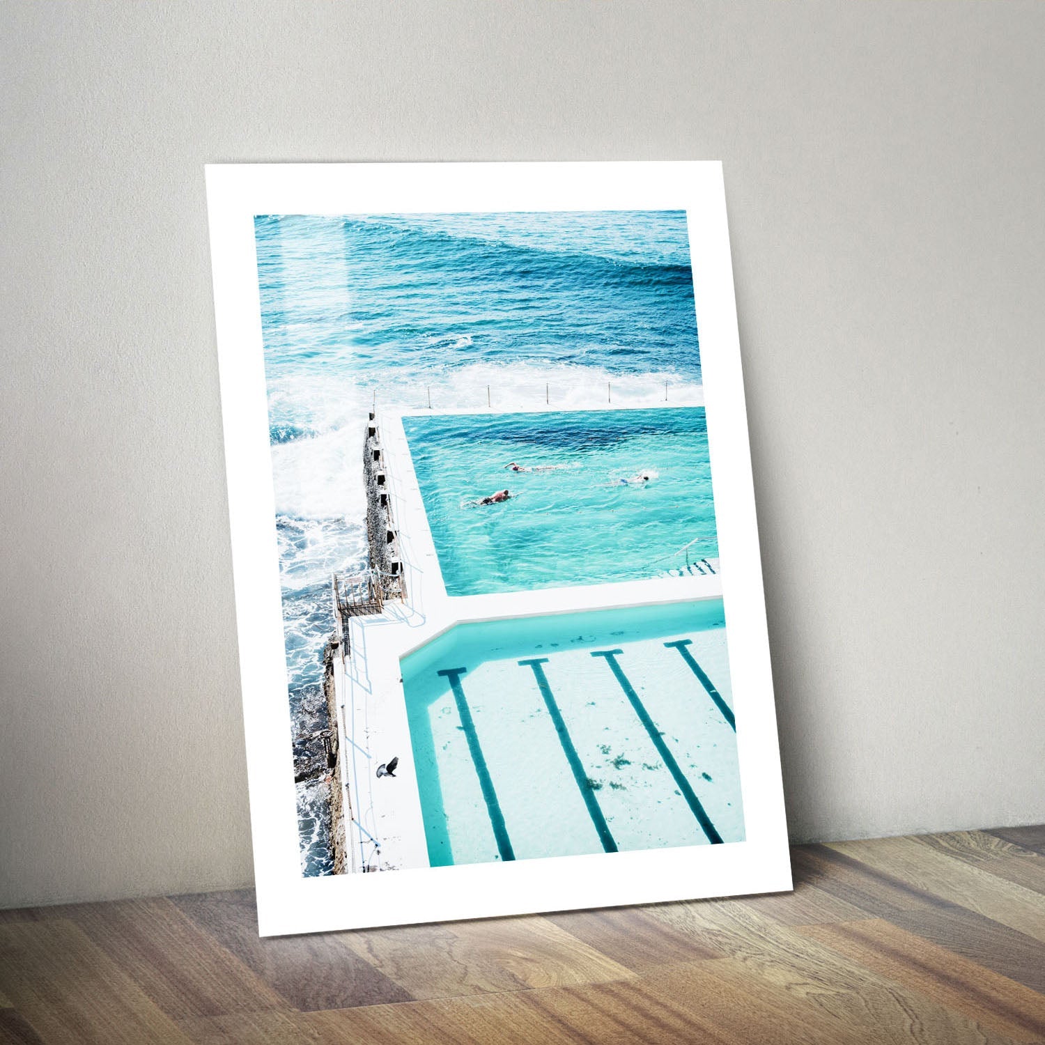 Wes Co Gallery Metal Poster Bondi Infinity 24" x 36" Home Goods - Travels Border or edge to edge Metal Art Print