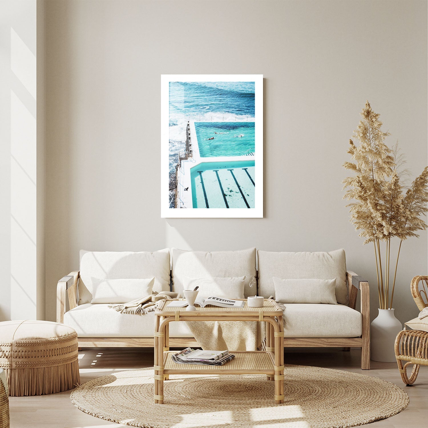 Wes Co Gallery Metal Poster Bondi Infinity 24" x 36" Home Goods - Travels Border or edge to edge Metal Art Print