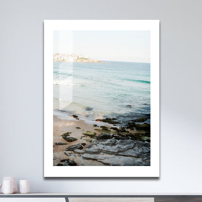 Wes Co Gallery Metal Poster Coastal Serenity 16" x 24" Home Goods - Coastal Border or edge to edge Metal Art Print