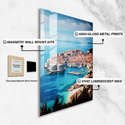 Wes Co Gallery Metal Poster Dubrovnik Dreams 16" x 24" Home Goods - Travels Border or edge to edge Metal Art Print