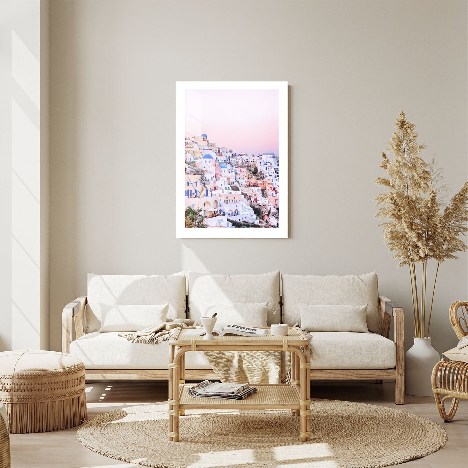 Wes Co Gallery Metal Poster Pastel Paradise 24" x 36" Home Goods - Travels Border or edge to edge Metal Art Print