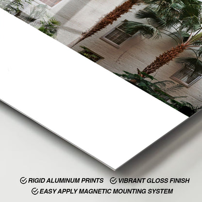 Wes Co Gallery Metal Poster Urban Oasis 11" x 17" Home Goods - Photography Border or edge to edge Metal Art Print