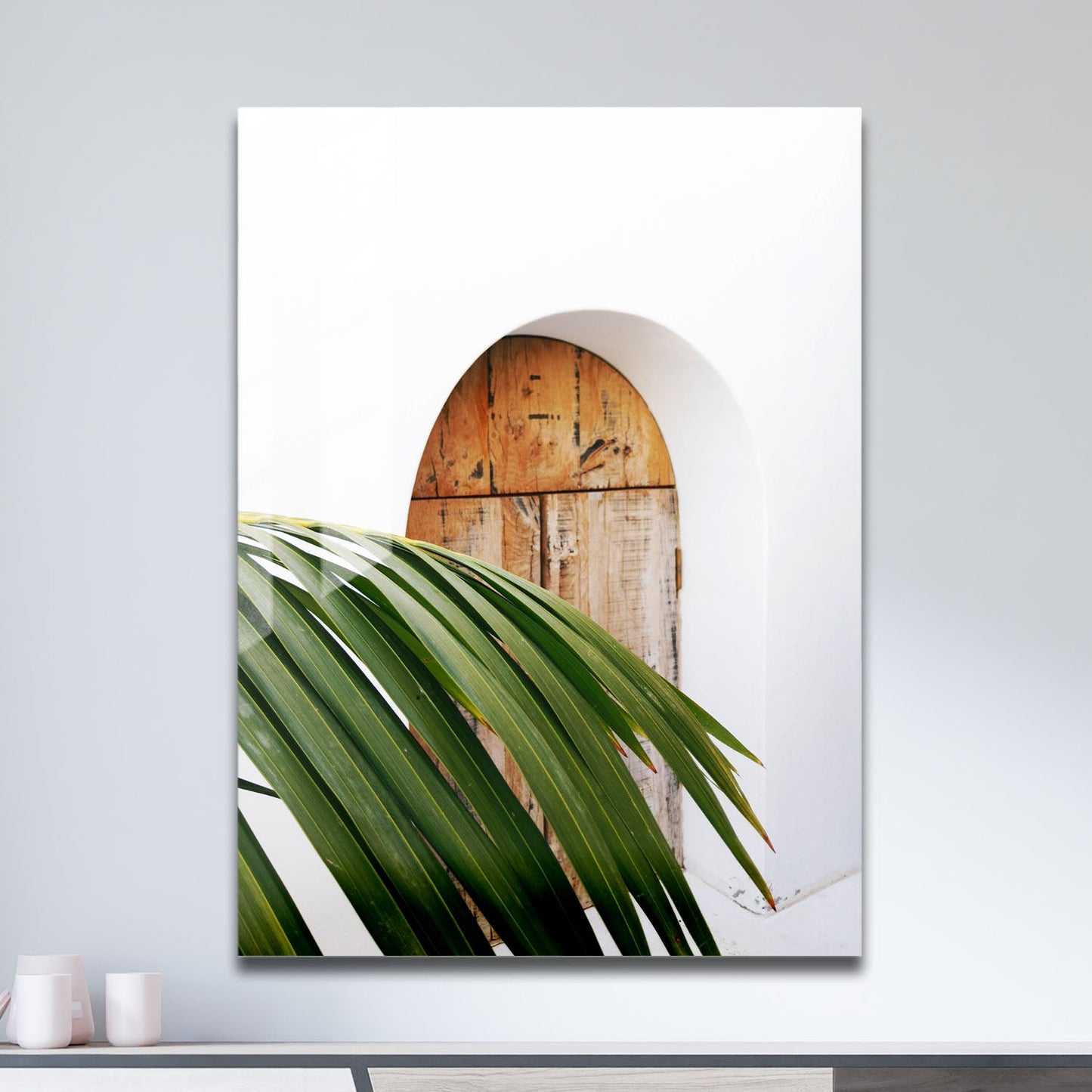 Wes Co Gallery Metal Poster Rustic Archway 11" x 17" Home Goods - Photography Border or edge to edge Metal Art Print