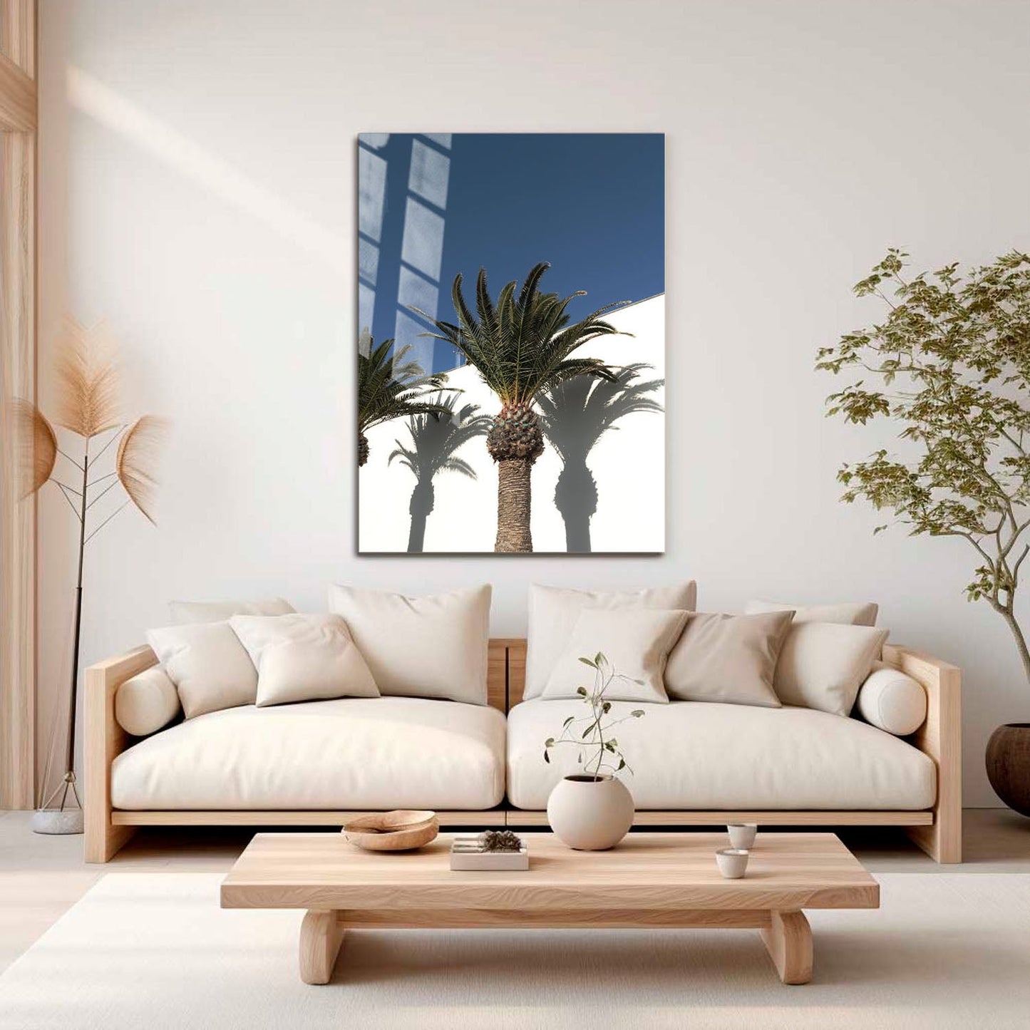 Wes Co Gallery Metal Poster Palm Silhouettes 11" x 17" Home Goods - Photography Border or edge to edge Metal Art Print