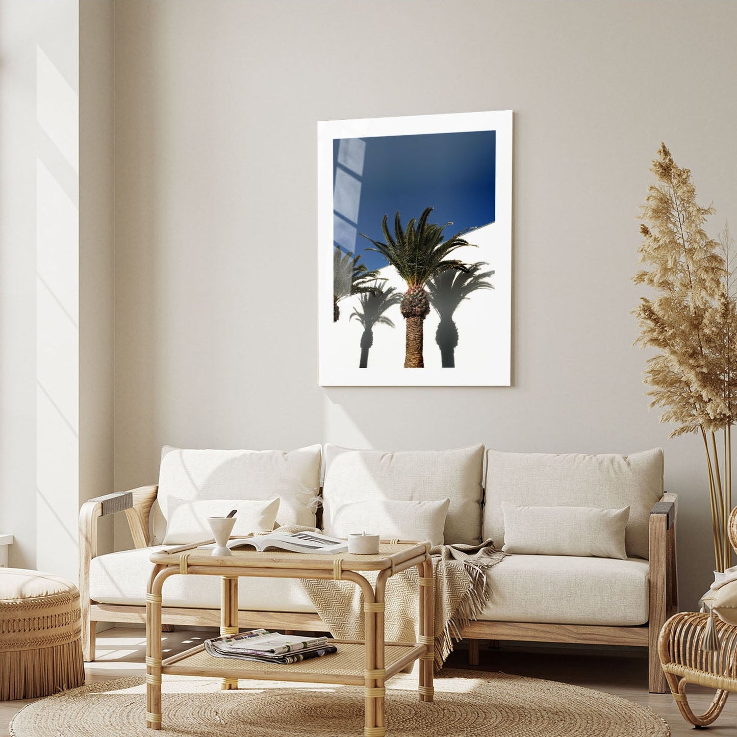 Wes Co Gallery Metal Poster Palm Silhouettes 16" x 24" Home Goods - Photography Border or edge to edge Metal Art Print