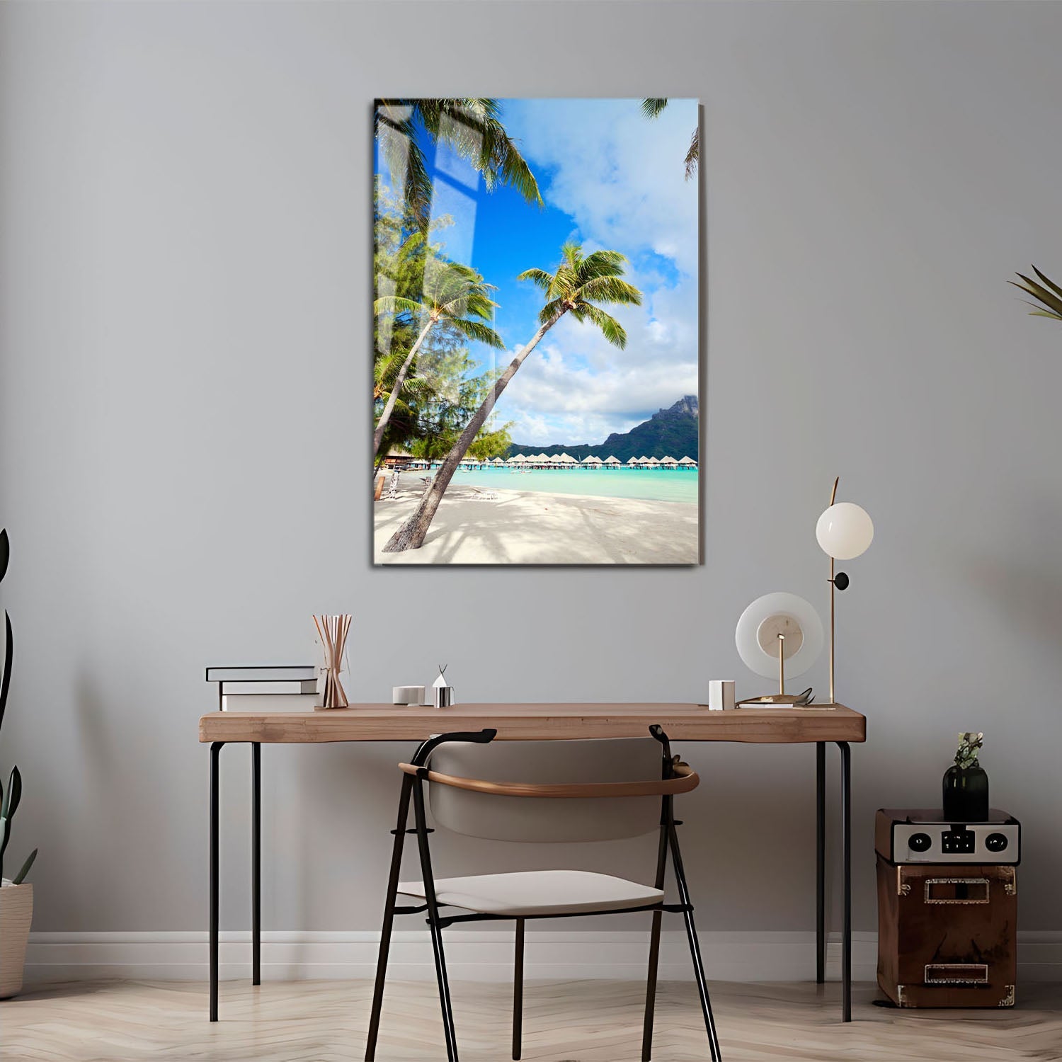 Wes Co Gallery Metal Poster Tropical Bliss 11" x 17" Home Goods - Photography Border or edge to edge Metal Art Print