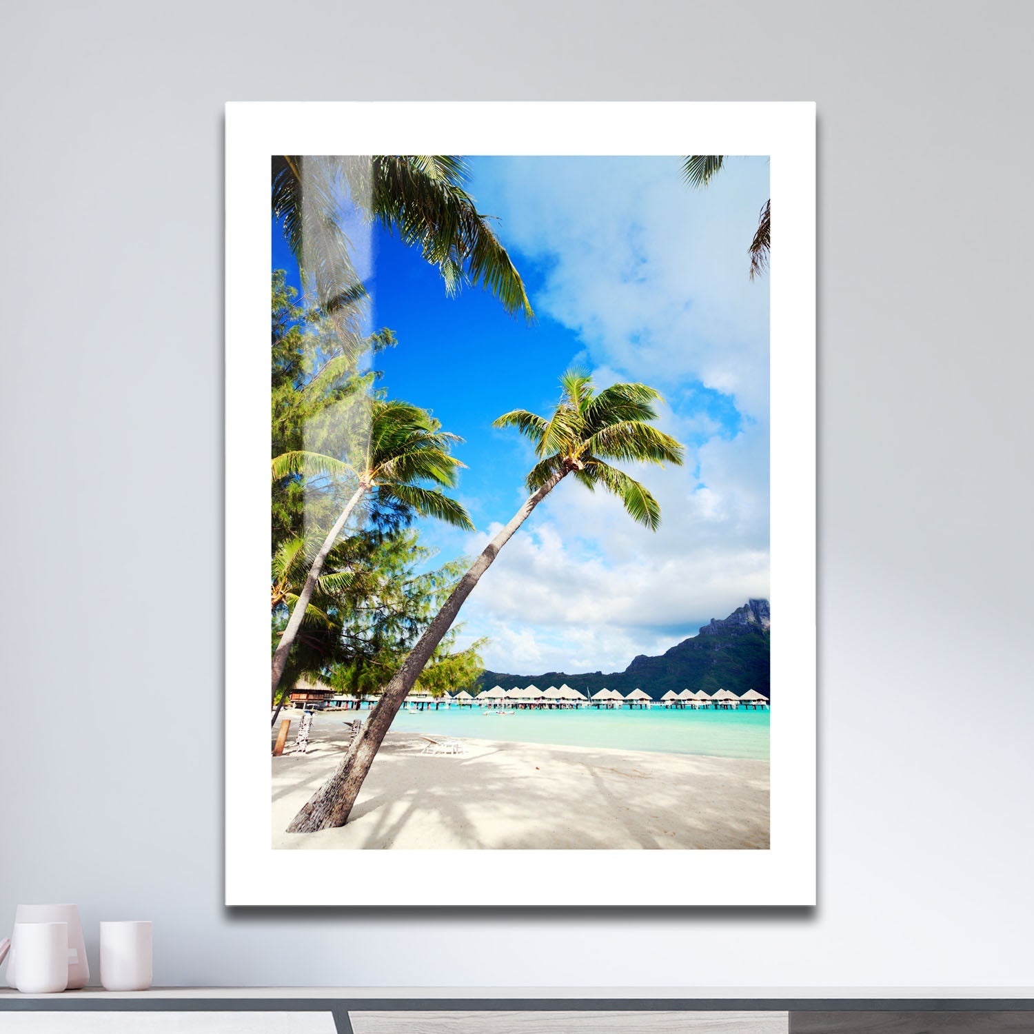 Wes Co Gallery Metal Poster Tropical Bliss 16" x 24" Home Goods - Photography Border or edge to edge Metal Art Print