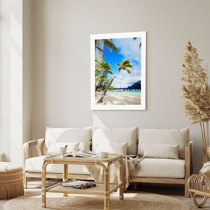 Wes Co Gallery Metal Poster Tropical Bliss 16" x 24" Home Goods - Photography Border or edge to edge Metal Art Print