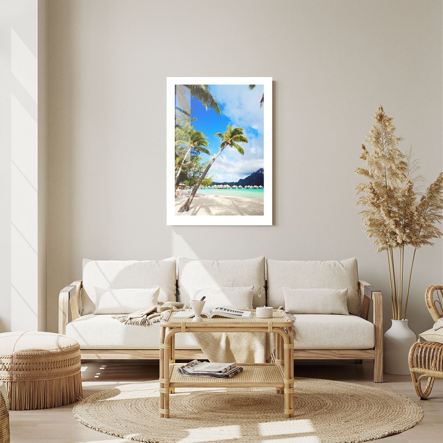 Wes Co Gallery Metal Poster Tropical Bliss 24" x 36" Home Goods - Photography Border or edge to edge Metal Art Print