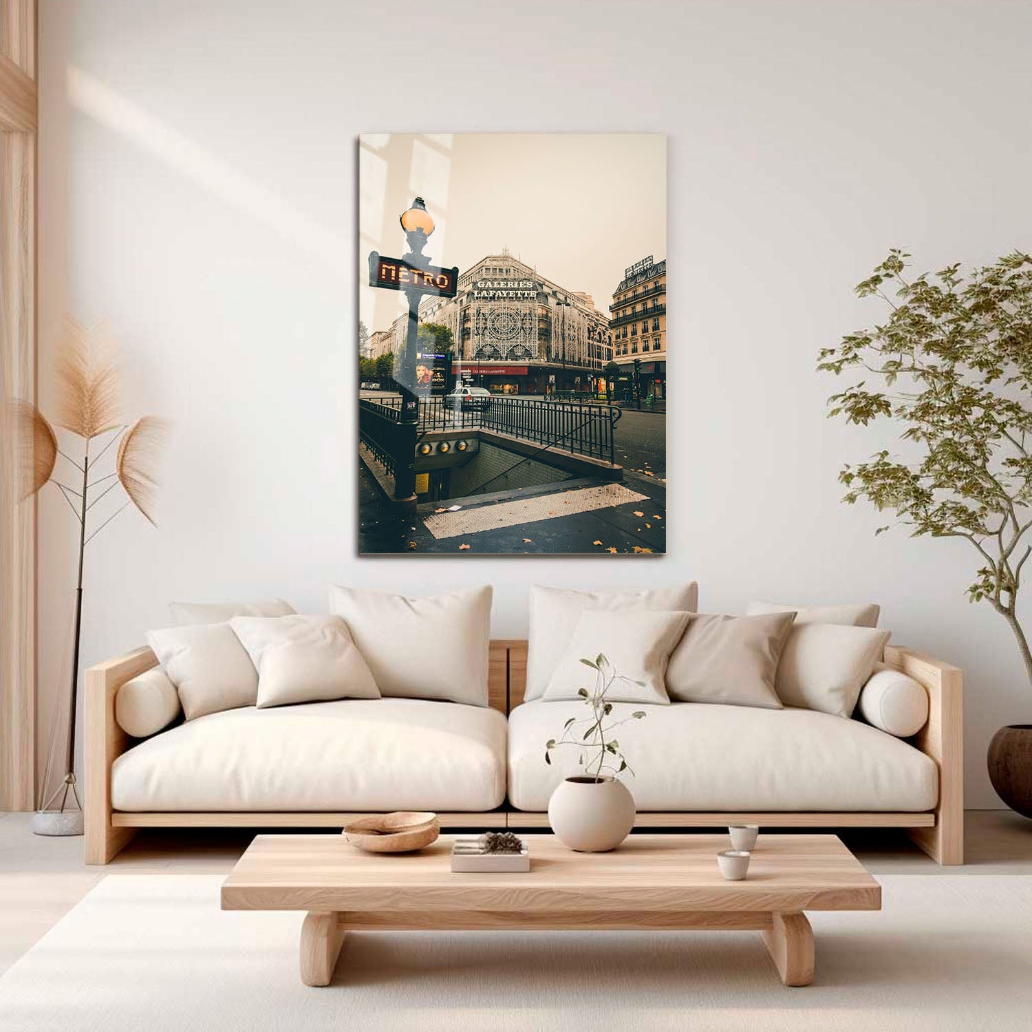 Wes Co Gallery Metal Poster Galeries Lafayette Metro 11" x 17" Home Goods - Travels Border or edge to edge Metal Art Print