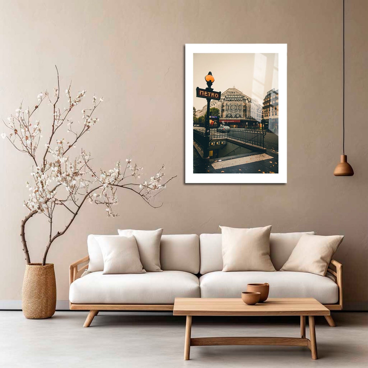 Wes Co Gallery Metal Poster Galeries Lafayette Metro 16" x 24" Home Goods - Travels Border or edge to edge Metal Art Print