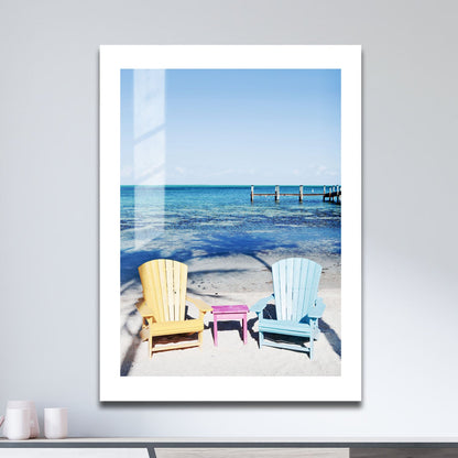 Wes Co Gallery Metal Poster Coastal Color Bliss 16" x 24" Home Goods - Coastal Border or edge to edge Metal Art Print