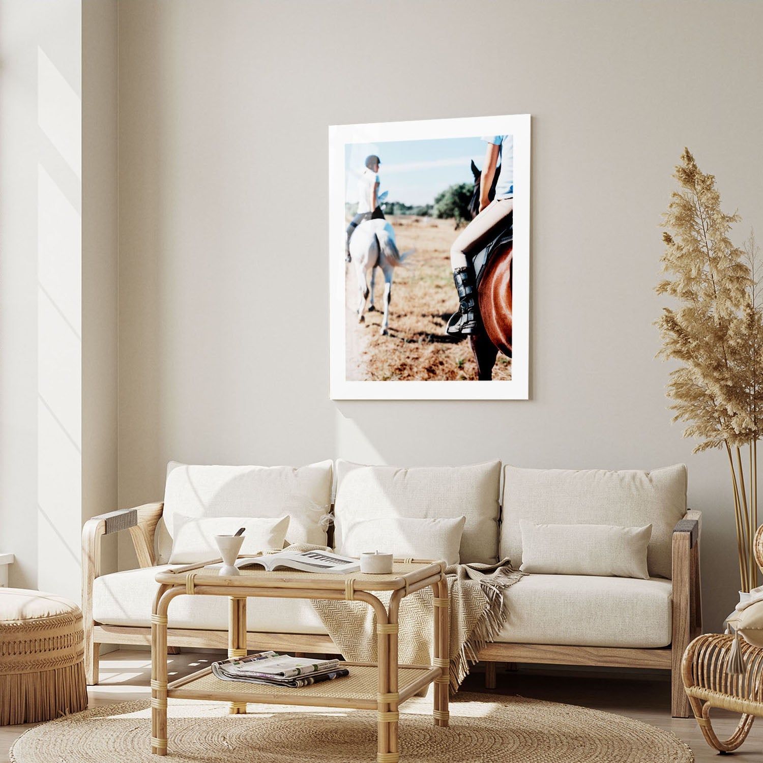 Wes Co Gallery Metal Poster Riding Day 16" x 24" Home Goods - Photography Border or edge to edge Metal Art Print