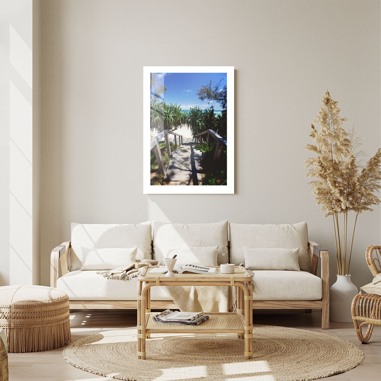 Wes Co Gallery Metal Poster Pathway to Paradise 24" x 36" Home Goods - Photography Border or edge to edge Metal Art Print