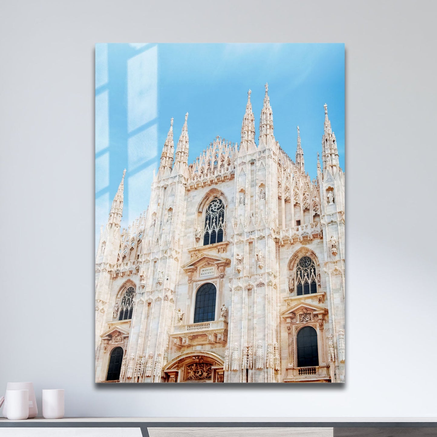 Wes Co Gallery Metal Poster Majestic Gothic Cathedral 11" x 17" Home Goods - Photography Border or edge to edge Metal Art Print