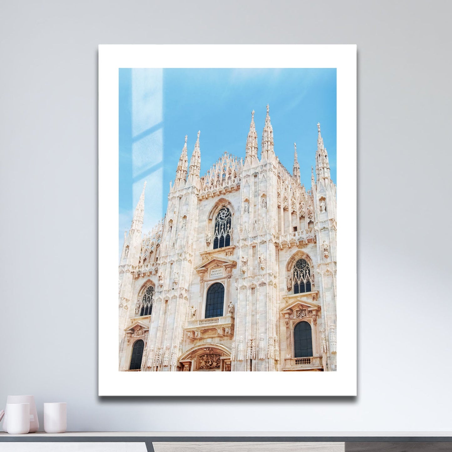 Wes Co Gallery Metal Poster Majestic Gothic Cathedral 16" x 24" Home Goods - Photography Border or edge to edge Metal Art Print