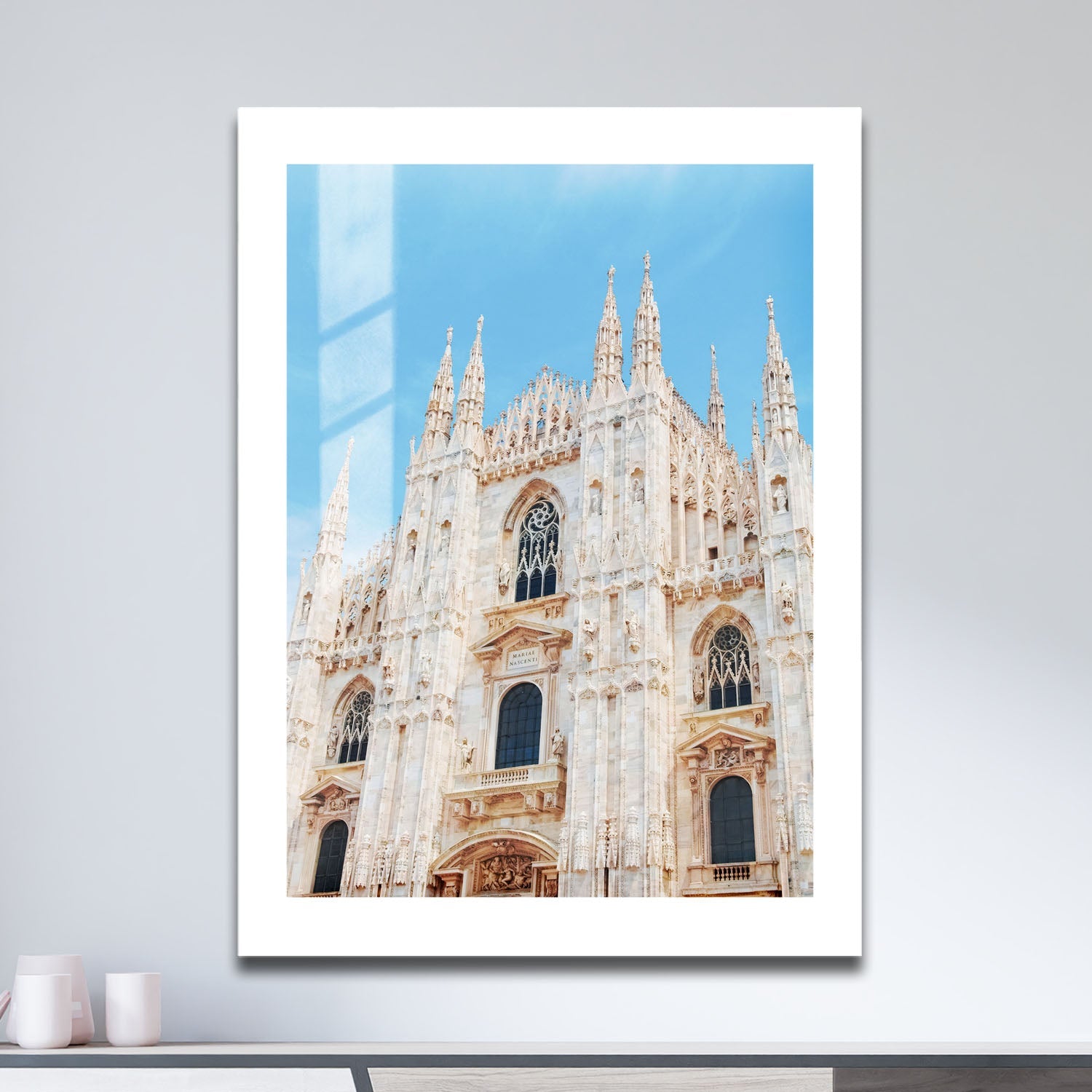 Wes Co Gallery Metal Poster Majestic Gothic Cathedral 16" x 24" Home Goods - Photography Border or edge to edge Metal Art Print