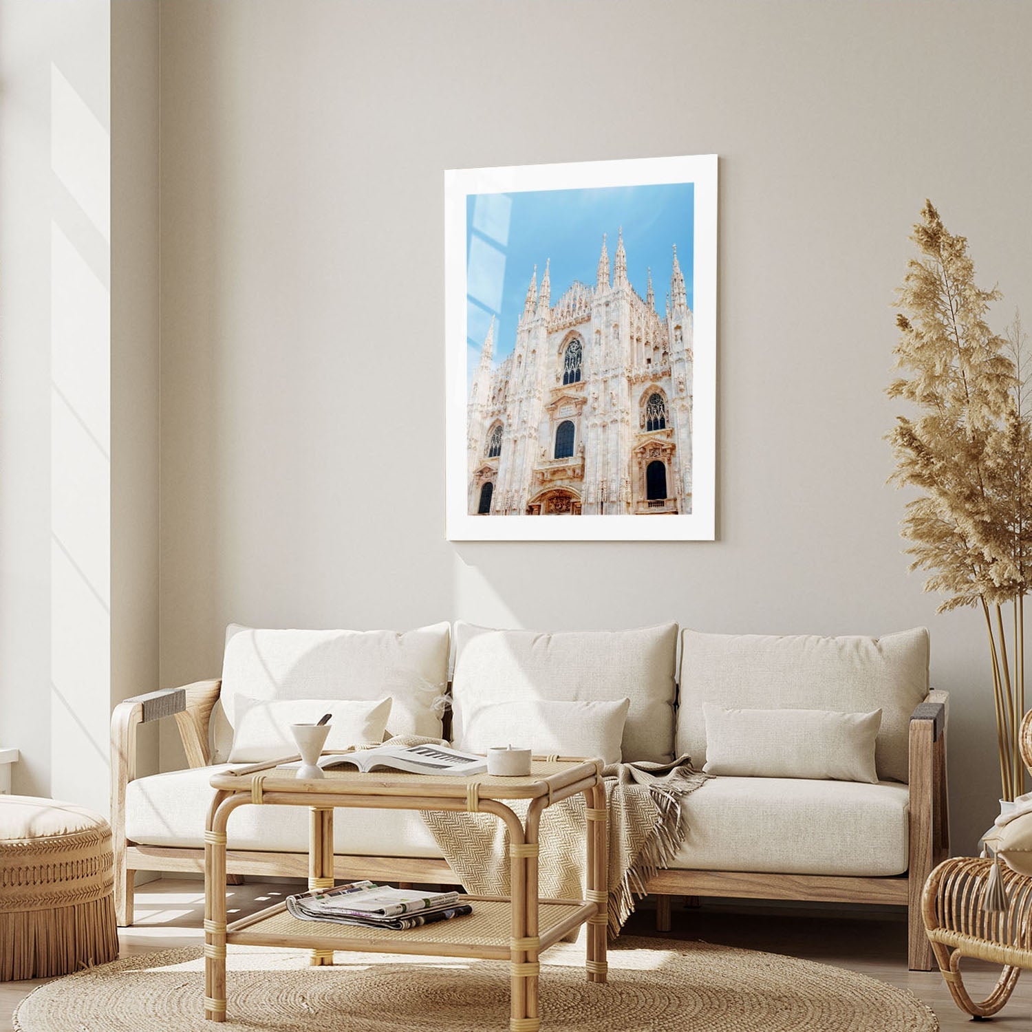 Wes Co Gallery Metal Poster Majestic Gothic Cathedral 16" x 24" Home Goods - Photography Border or edge to edge Metal Art Print