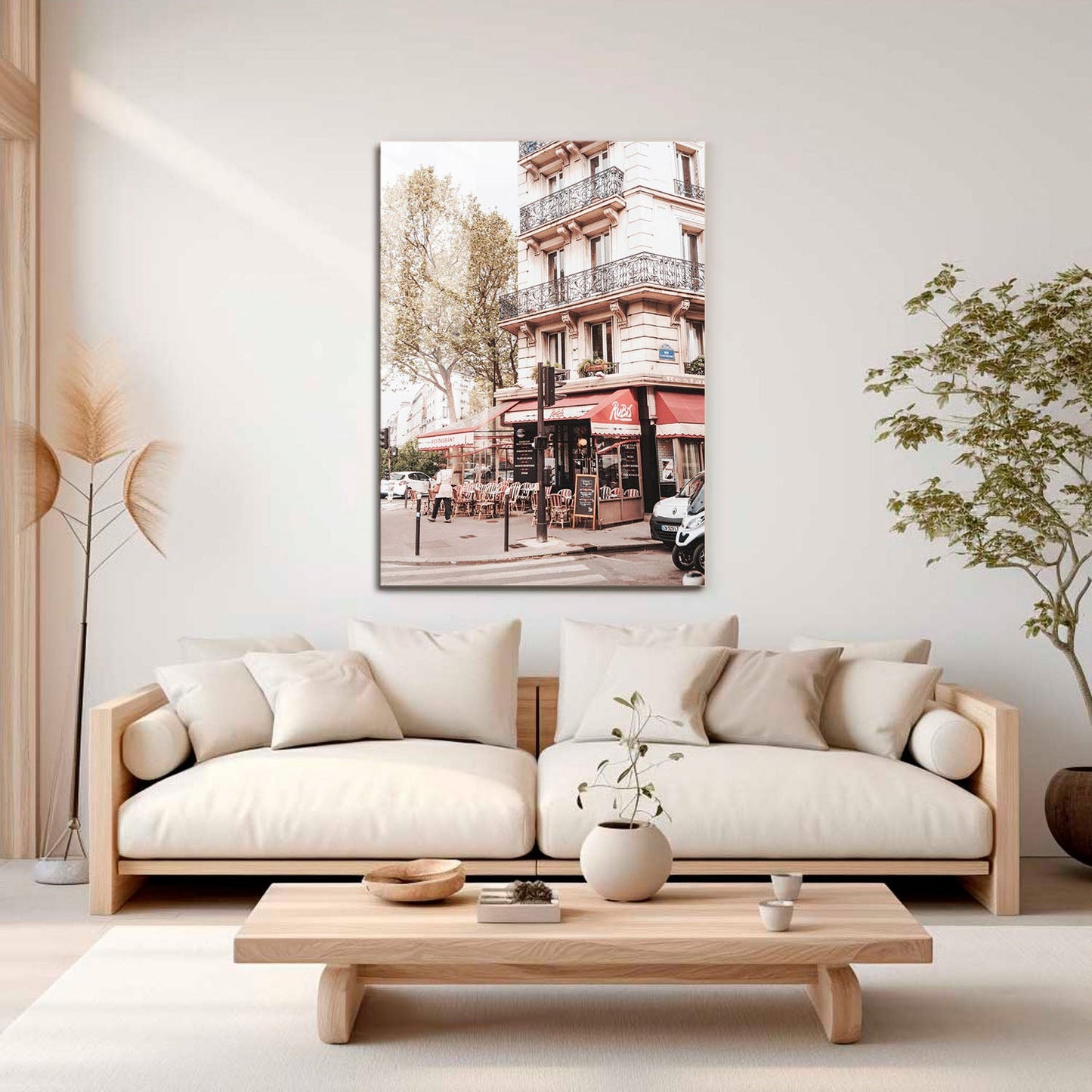 Wes Co Gallery Metal Poster Parisian Days 11" x 17" Home Goods - Travels Border or edge to edge Metal Art Print