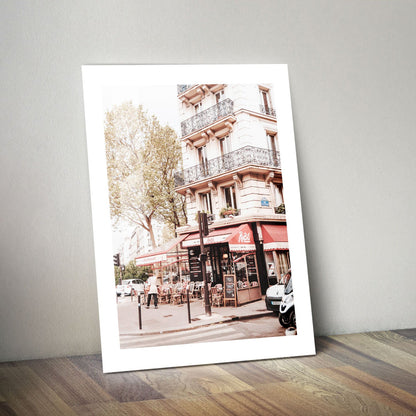 Wes Co Gallery Metal Poster Parisian Days 24" x 36" Home Goods - Travels Border or edge to edge Metal Art Print