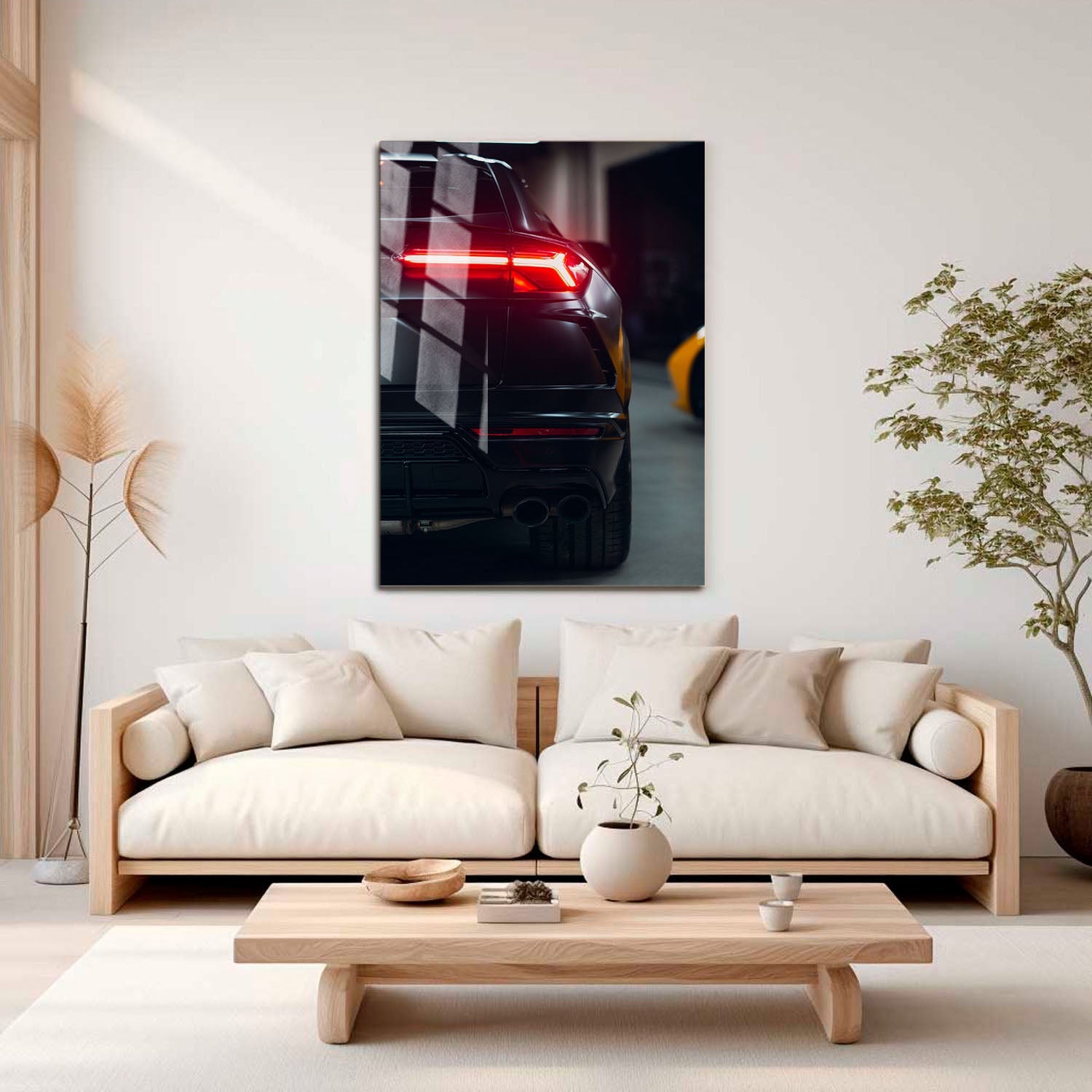 Wes Co Gallery Metal Poster Black Urus Super Car 11" x 17" Home Goods - Cars Border or edge to edge Metal Art Print