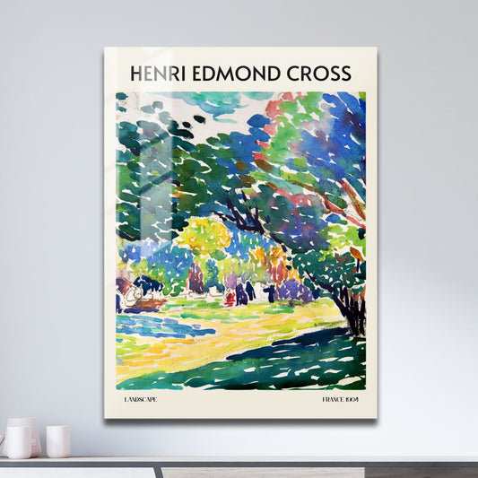 Wes Co Gallery Metal Poster Landscpae by Henri-Edmond Cross 11" x 17" Home Goods - Artist Edge to edge Metal Art Print