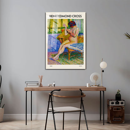 Wes Co Gallery Metal Poster Model by Henri-Edmond Cross 24" x 36" Home Goods - Artist Edge to edge Metal Art Print