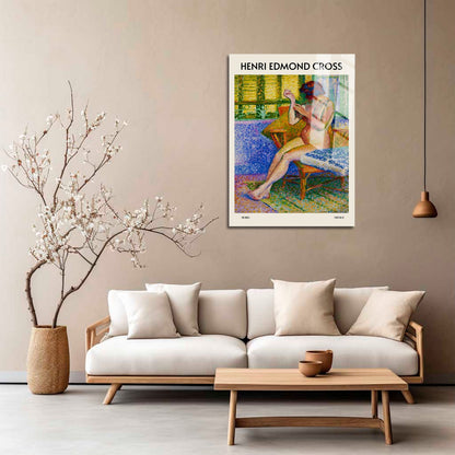 Wes Co Gallery Metal Poster Model by Henri-Edmond Cross 5" x 7" Home Goods - Artist Edge to edge Metal Art Print