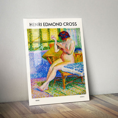 Wes Co Gallery Metal Poster Model by Henri-Edmond Cross 11" x 14" Home Goods - Artist Edge to edge Metal Art Print