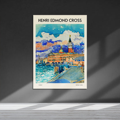 Wes Co Gallery Metal Poster Venice by Henri-Edmond Cross 16" x 24" Home Goods - Artist Edge to edge Metal Art Print