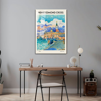 Wes Co Gallery Metal Poster Venice by Henri-Edmond Cross 24" x 36" Home Goods - Artist Edge to edge Metal Art Print