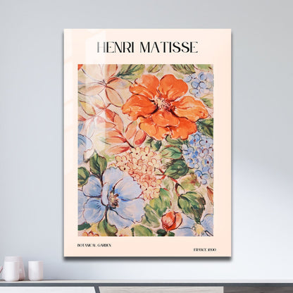 Wes Co Gallery Metal Poster Botanical Garden by Henri Matisse 11" x 17" Home Goods - Artist Edge to edge Metal Art Print