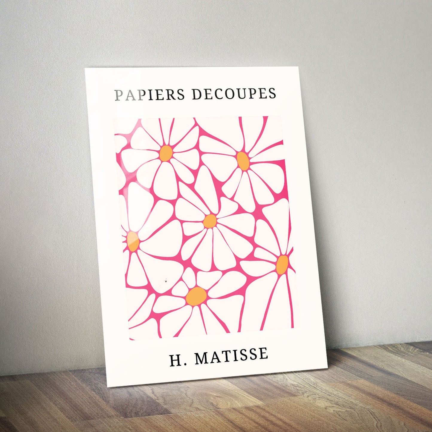 Wes Co Gallery Metal Poster Papiers Decoupes II by Henri Matisse 11" x 14" Home Goods - Artist Edge to edge Metal Art Print