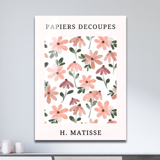 Wes Co Gallery Metal Poster Papiers Decoupes III by Henri Matisse 11" x 17" Home Goods - Artist Edge to edge Metal Art Print