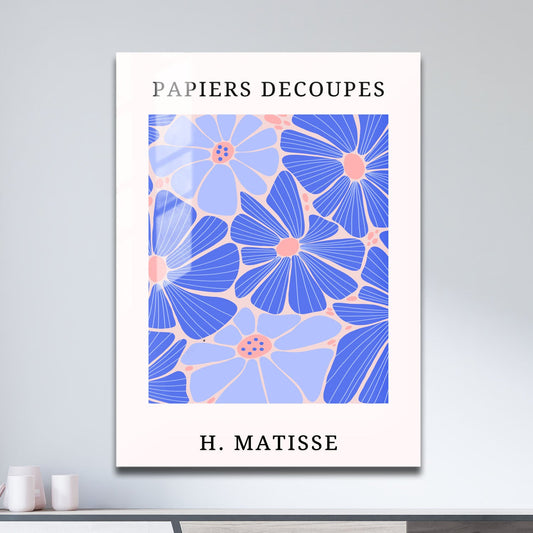 Wes Co Gallery Metal Poster Papiers Decoupes IV by Henri Matisse 11" x 17" Home Goods - Artist Edge to edge Metal Art Print