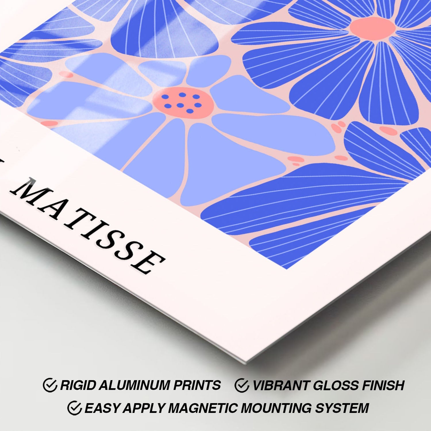 Wes Co Gallery Metal Poster Papiers Decoupes IV by Henri Matisse 11" x 17" Home Goods - Artist Edge to edge Metal Art Print