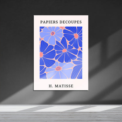 Wes Co Gallery Metal Poster Papiers Decoupes IV by Henri Matisse 16" x 24" Home Goods - Artist Edge to edge Metal Art Print