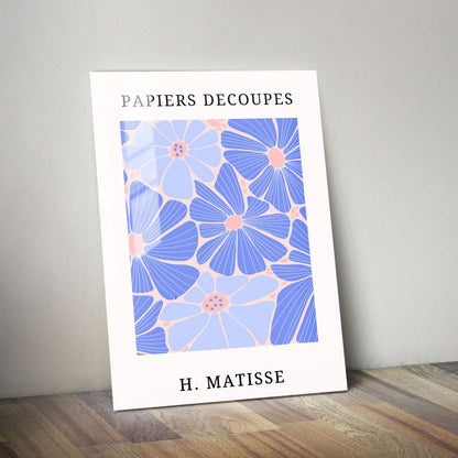 Wes Co Gallery Metal Poster Papiers Decoupes IV by Henri Matisse 11" x 14" Home Goods - Artist Edge to edge Metal Art Print