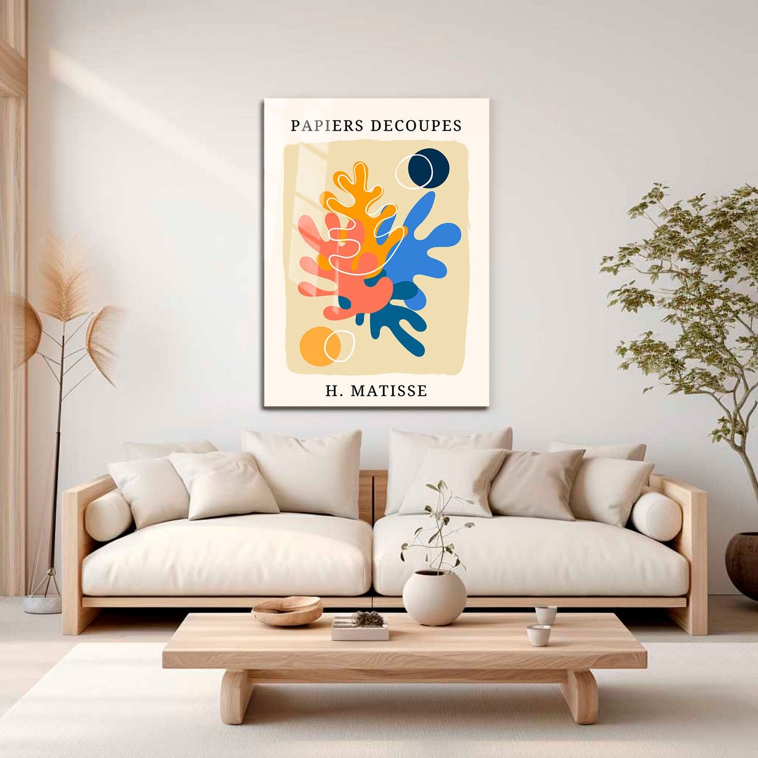 Wes Co Gallery Metal Poster Papiers Decoupes by Henri Matisse 16" x 24" Home Goods - Artist Edge to edge Metal Art Print