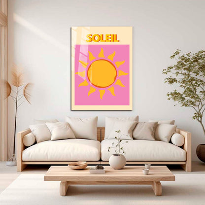 Wes Co Gallery Metal Poster Soleil 16" x 24" Home Goods - Illustrations Edge to edge Metal Art Print