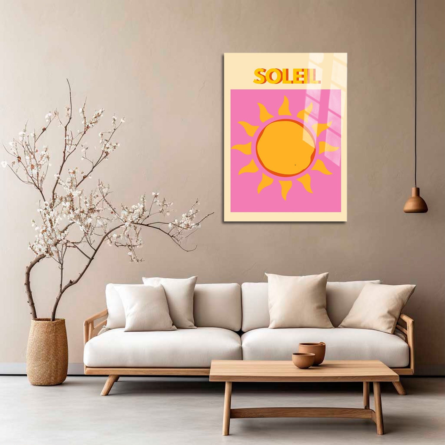 Wes Co Gallery Metal Poster Soleil 5" x 7" Home Goods - Illustrations Edge to edge Metal Art Print