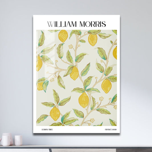 Wes Co Gallery Metal Poster Lemon Tree by William Morris 11" x 17" Home Goods - Artist Edge to edge Metal Art Print