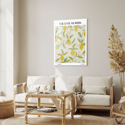 Wes Co Gallery Metal Poster Lemon Tree by William Morris 5" x 7" Home Goods - Artist Edge to edge Metal Art Print