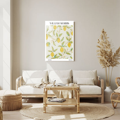 Wes Co Gallery Metal Poster Lemon Tree by William Morris 11" x 14" Home Goods - Artist Edge to edge Metal Art Print