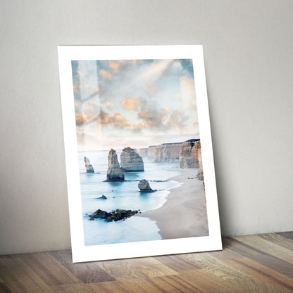 Wes Co Gallery Metal Poster 12 Apostles 24" x 36" Home Goods - Travels Border or edge to edge Metal Art Print