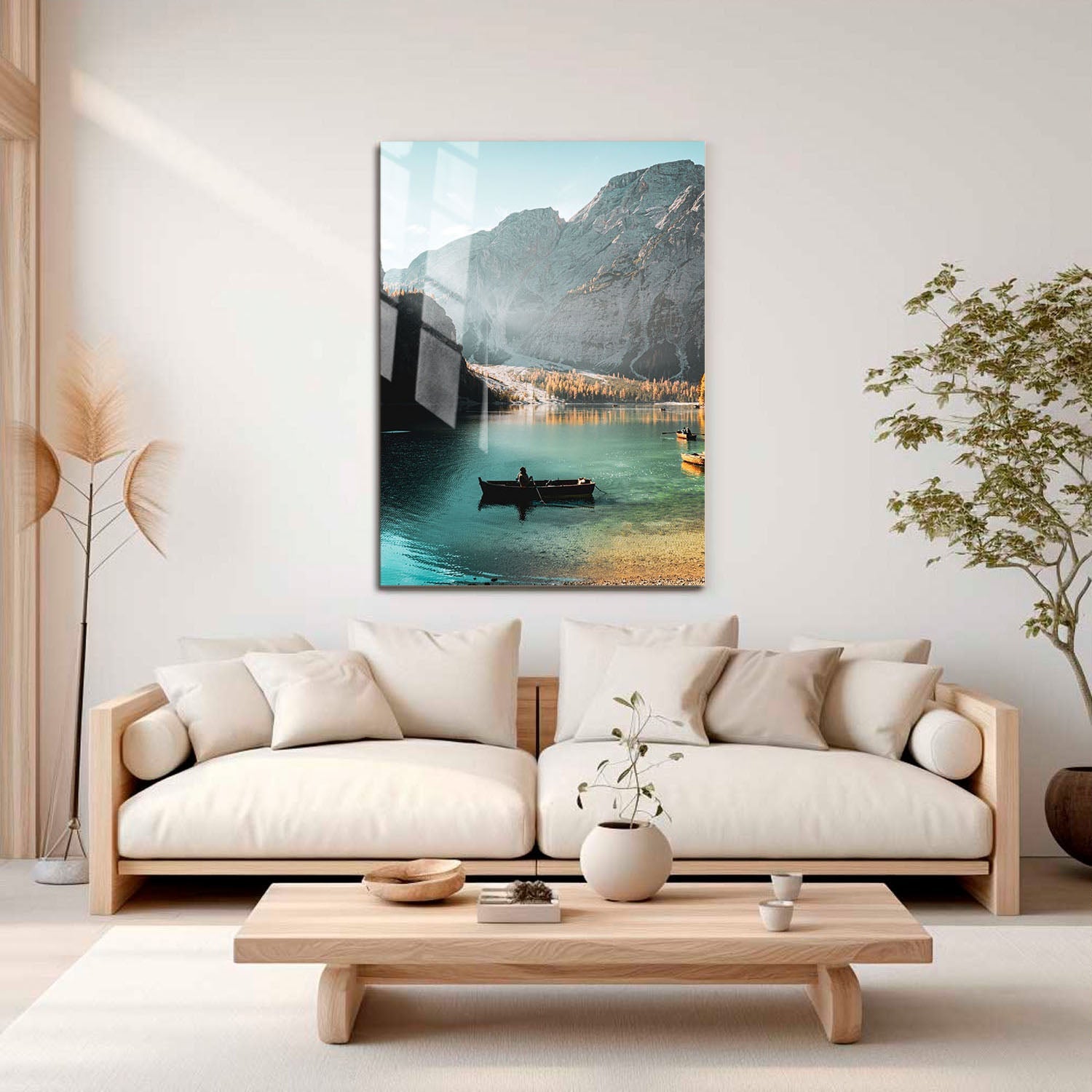 Wes Co Gallery Metal Poster Lake Como 11" x 17" Home Goods - Travels Border or edge to edge Metal Art Print