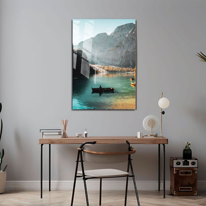 Wes Co Gallery Metal Poster Lake Como 11" x 17" Home Goods - Travels Border or edge to edge Metal Art Print