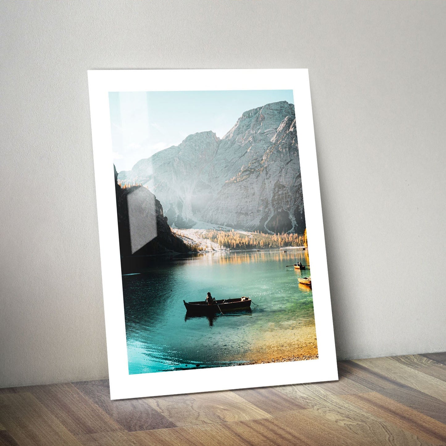 Wes Co Gallery Metal Poster Lake Como 24" x 36" Home Goods - Travels Border or edge to edge Metal Art Print